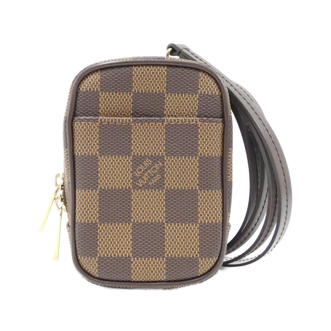 未使用 ルイ ヴィトン ダミエ エテュイ オカピGM エベヌ N61737 ショルダーポーチ ポーチ LV 0101  LOUIS VUITTON