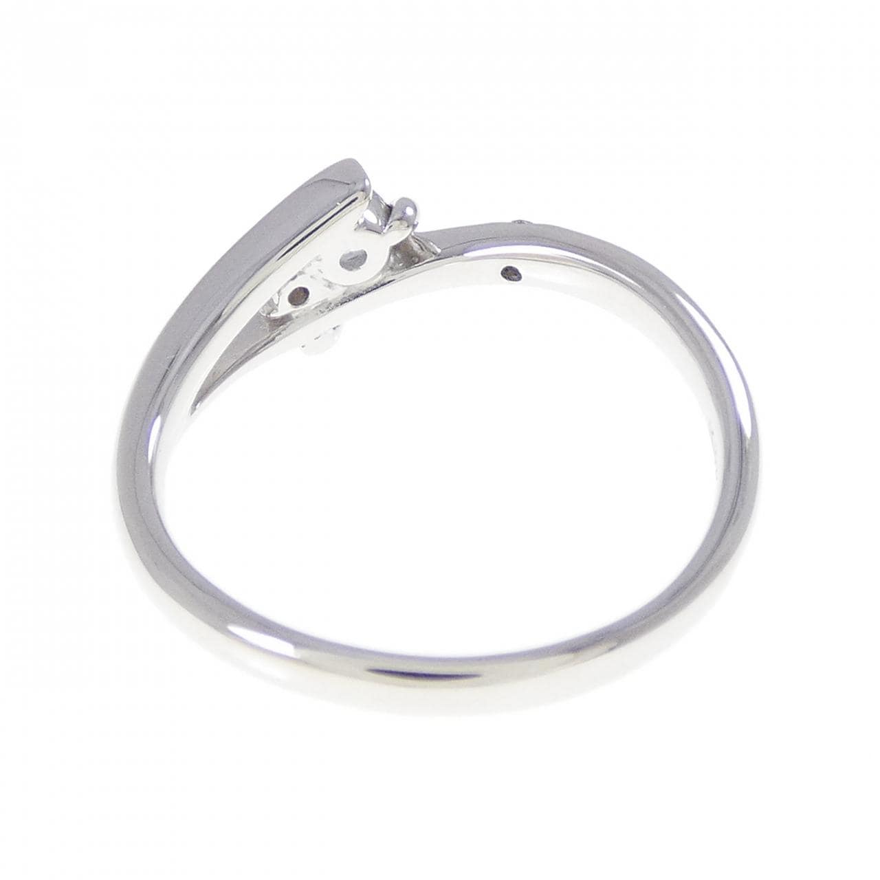 K18WG アクアマリン リング