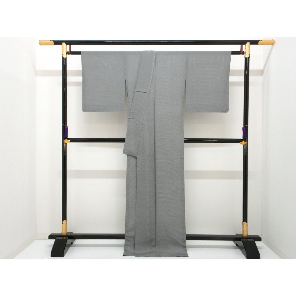 【未使用品】単衣　駒絽江戸小紋　行儀