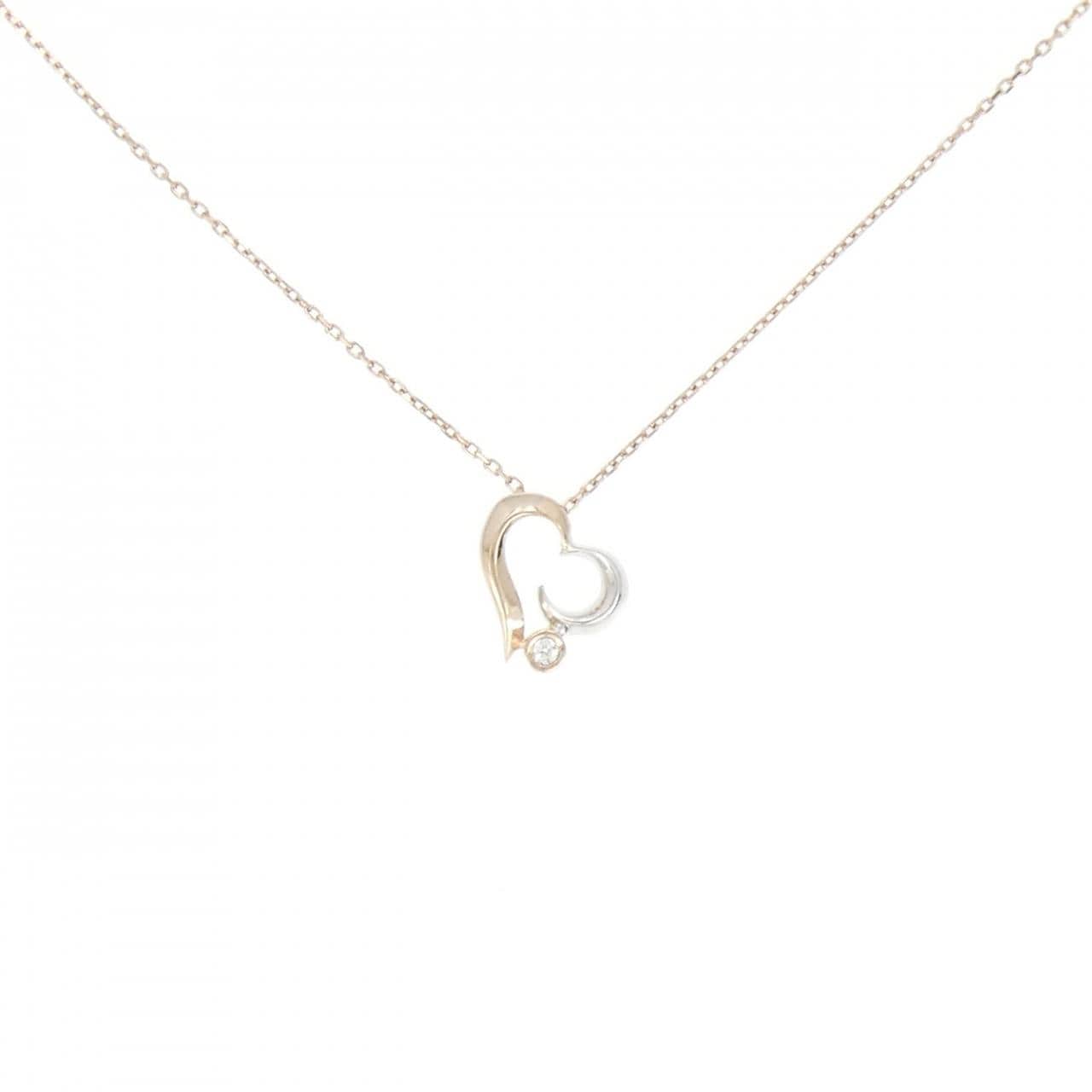 STAR JEWELRY心形鑽石項鍊 0.01 克拉
