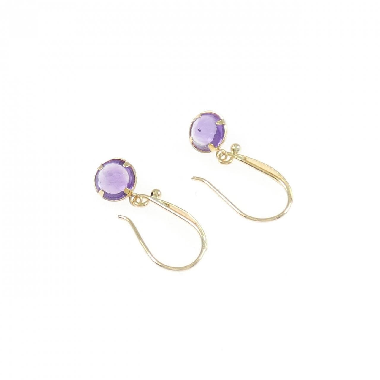 K18YG アメジスト ピアス