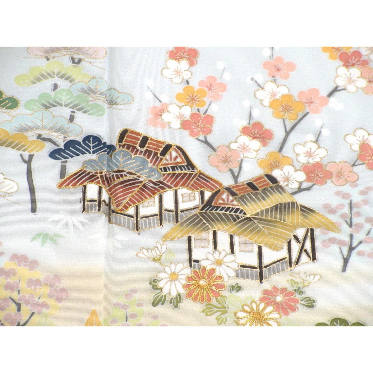 【新品】訪問着　友禅金彩加工