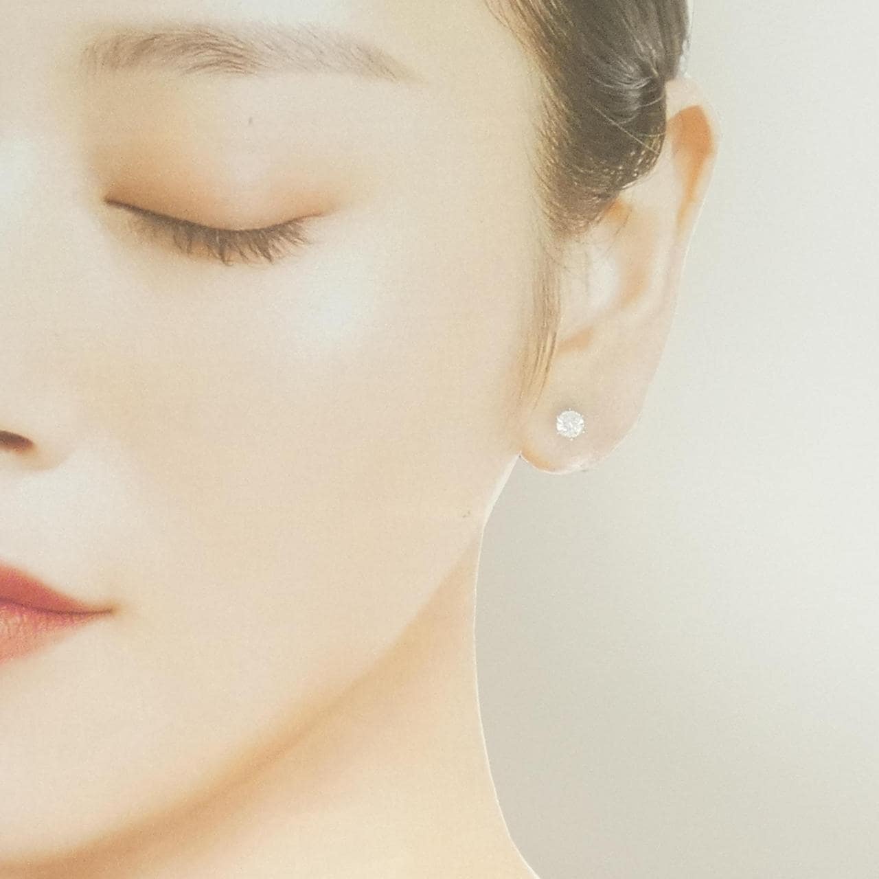 【リメイク】PT900/ST ダイヤモンド ピアス 0.338CT 0.345CT E-F VS1 3EXT-EXT H&C