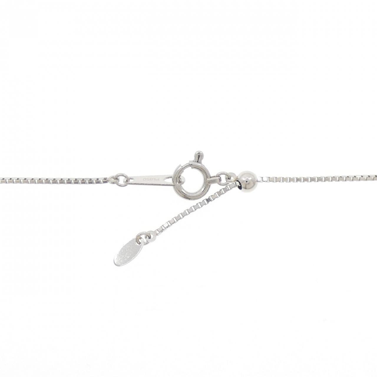 PT900/PT850 ハート ダイヤモンド ネックレス 1.01CT