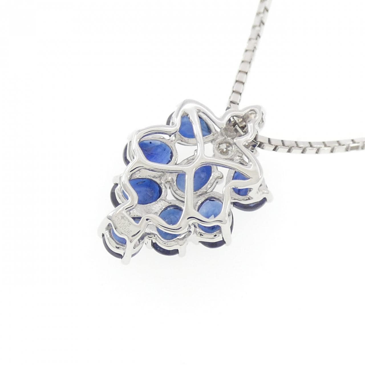 ジーエスティービー サファイヤ ネックレス 1.30CT