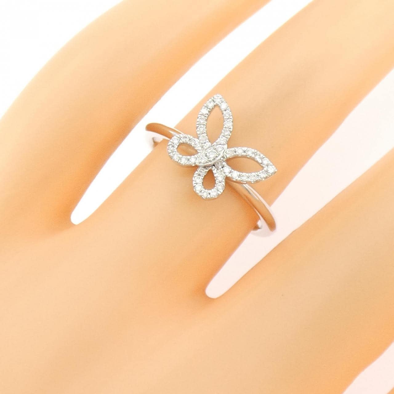 【新品】グラフ ミニバタフライ シルエット リング