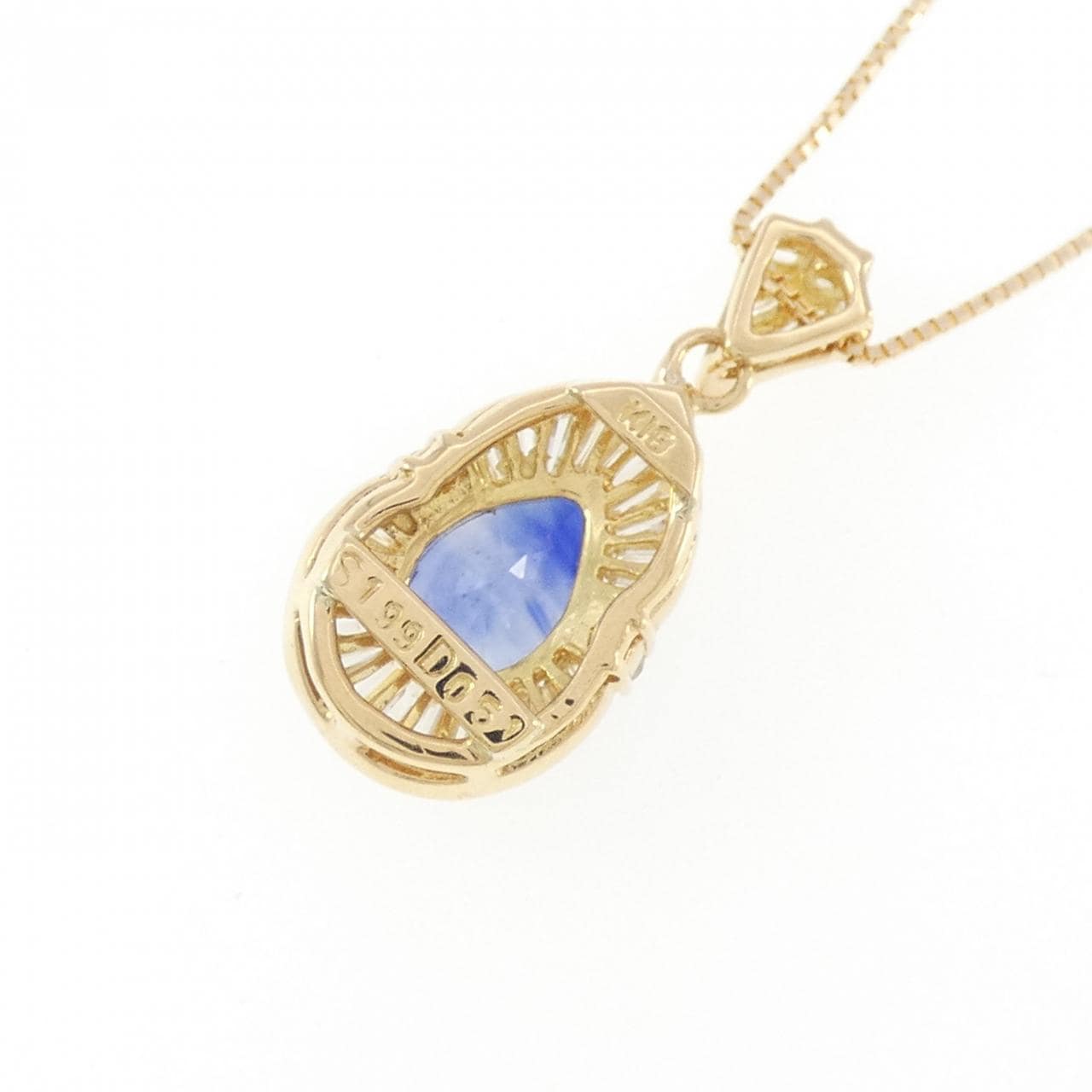 K18YG サファイヤ ネックレス 1.99CT