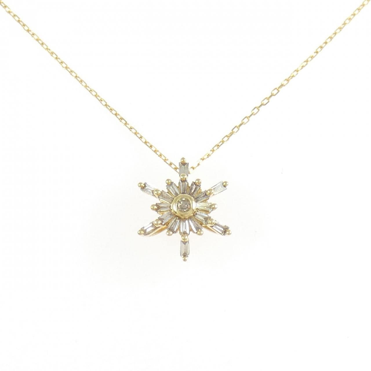 K18YG ダイヤモンド ネックレス 0.25CT