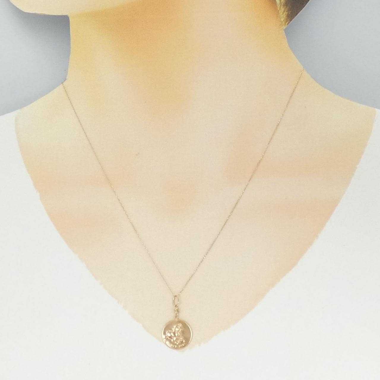 K18PG ダイヤモンド ネックレス 0.03CT