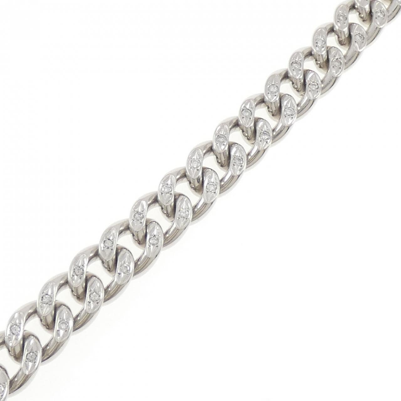 PT850鑽石基黑手鍊 1.671CT 21.5cm