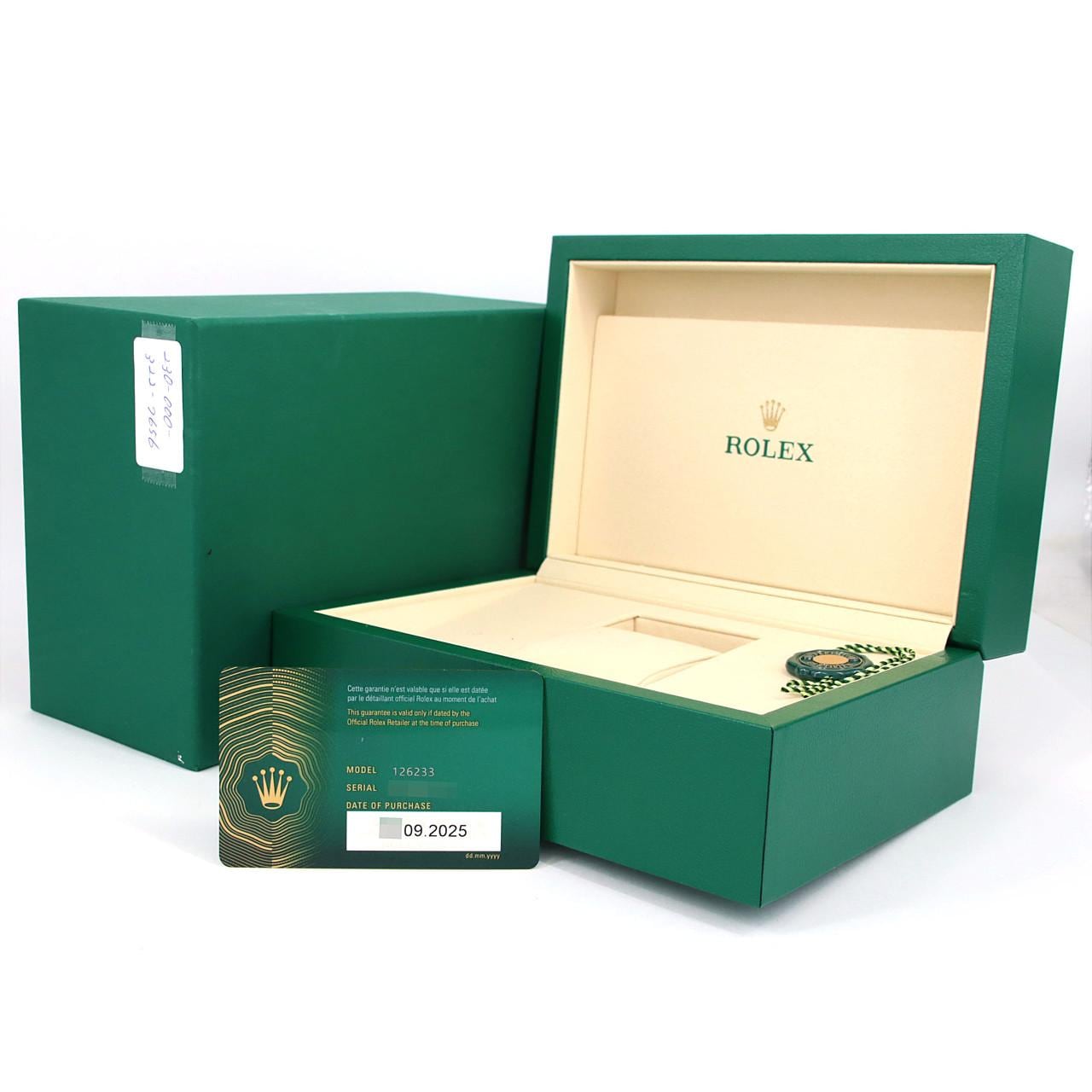 ROLEX Datejust 126233G SSxYG自动上弦随机编号