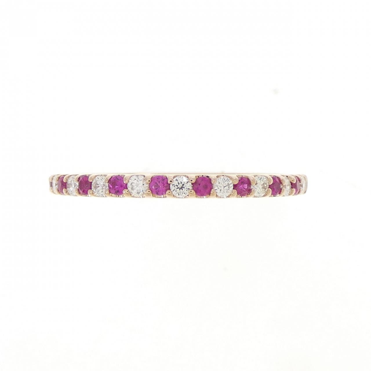 K18PG ルビー リング 0.17CT
