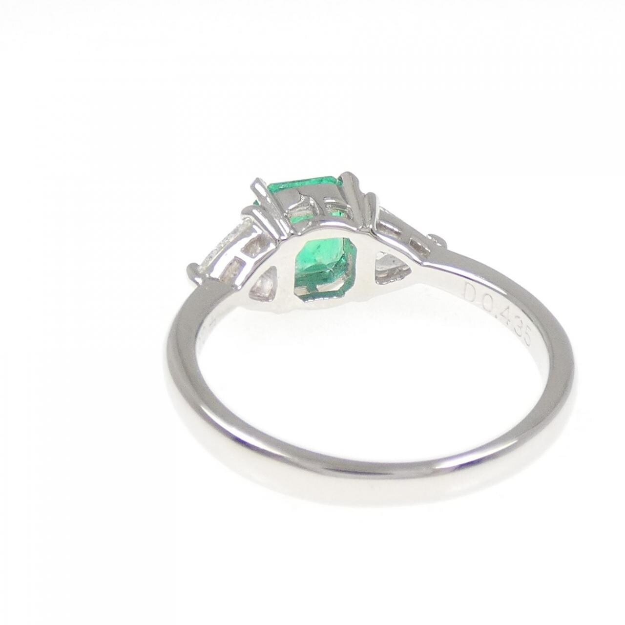 PT900 エメラルド リング 0.85CT