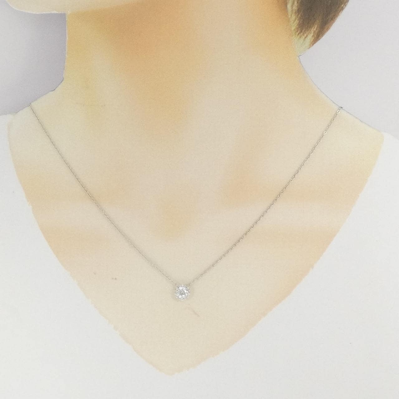 ティファニー ダイヤモンド ネックレス 0.37CT J IF 3EXT