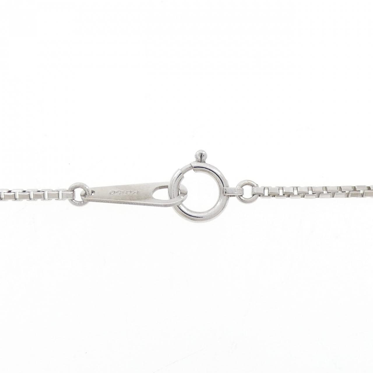 PT900/PT850 ルビー ネックレス 0.86CT