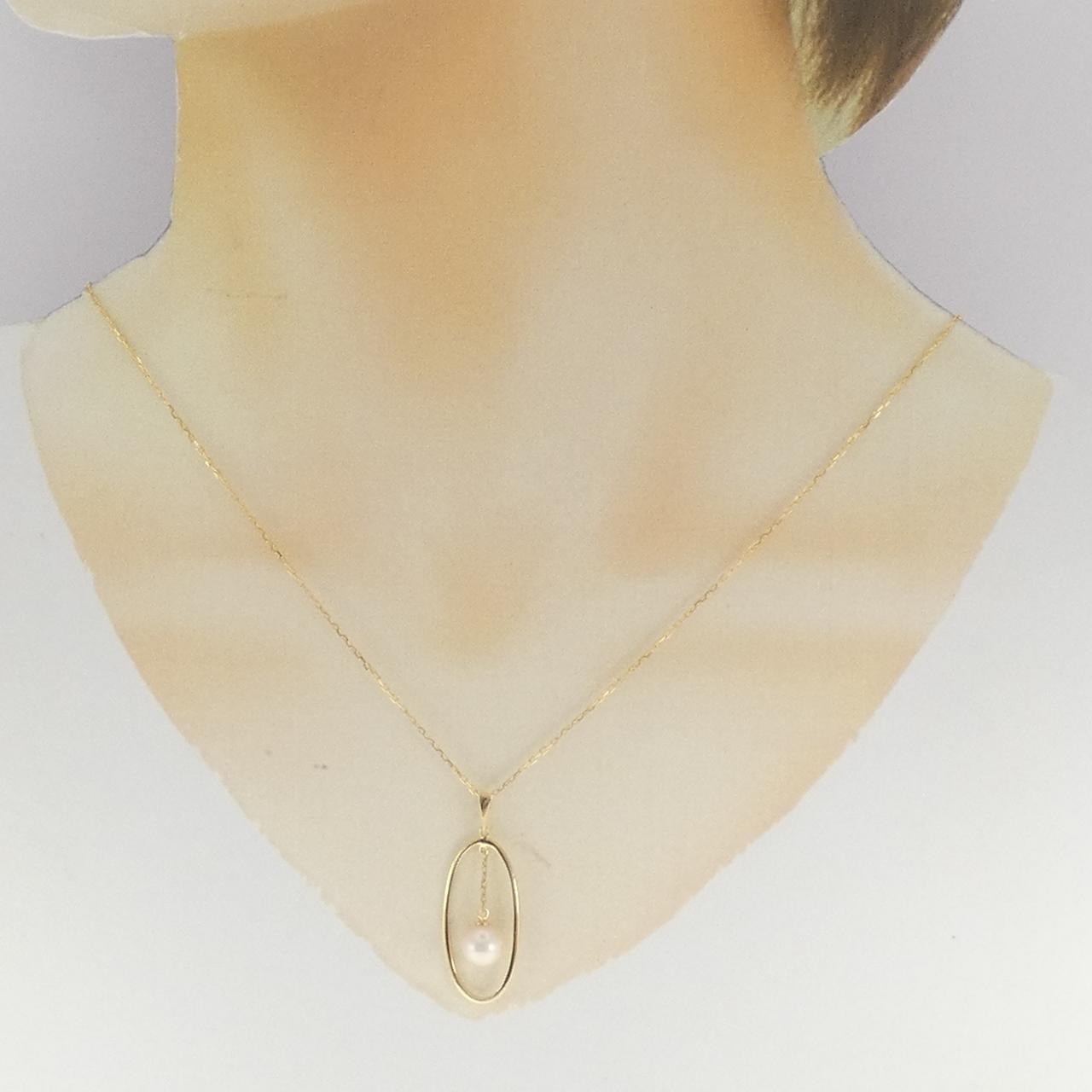 K18YG アコヤパール ネックレス 7mm