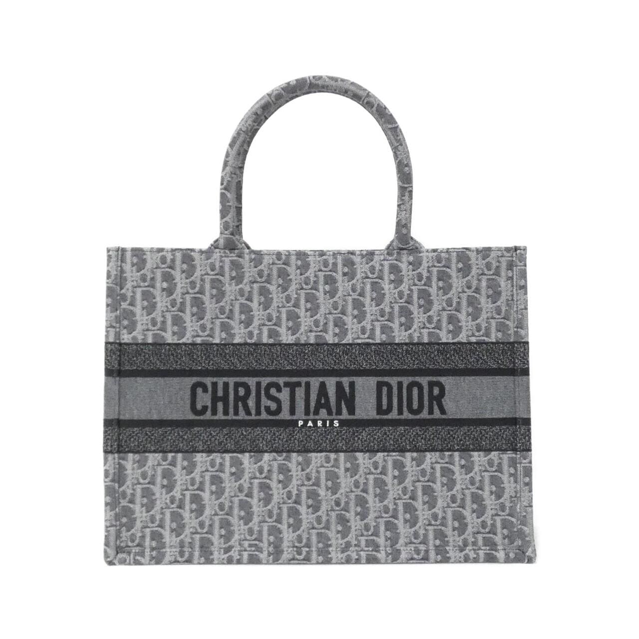 【未使用品】クリスチャンディオール DENIM DIOR OBLIQUE ディオール ブック トート ミディアム M1296ZEYC バッグ
