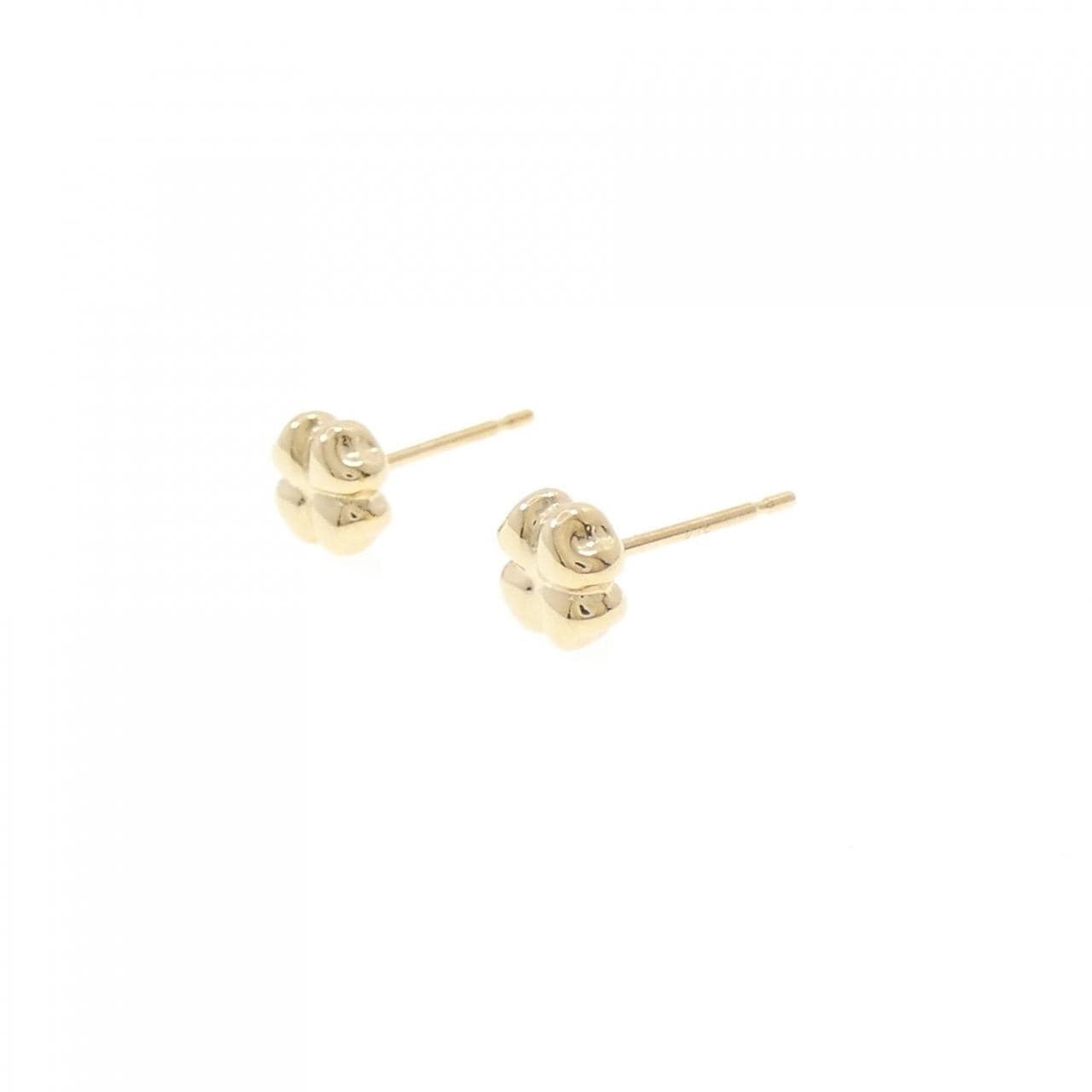 K18YG Clover Earrings