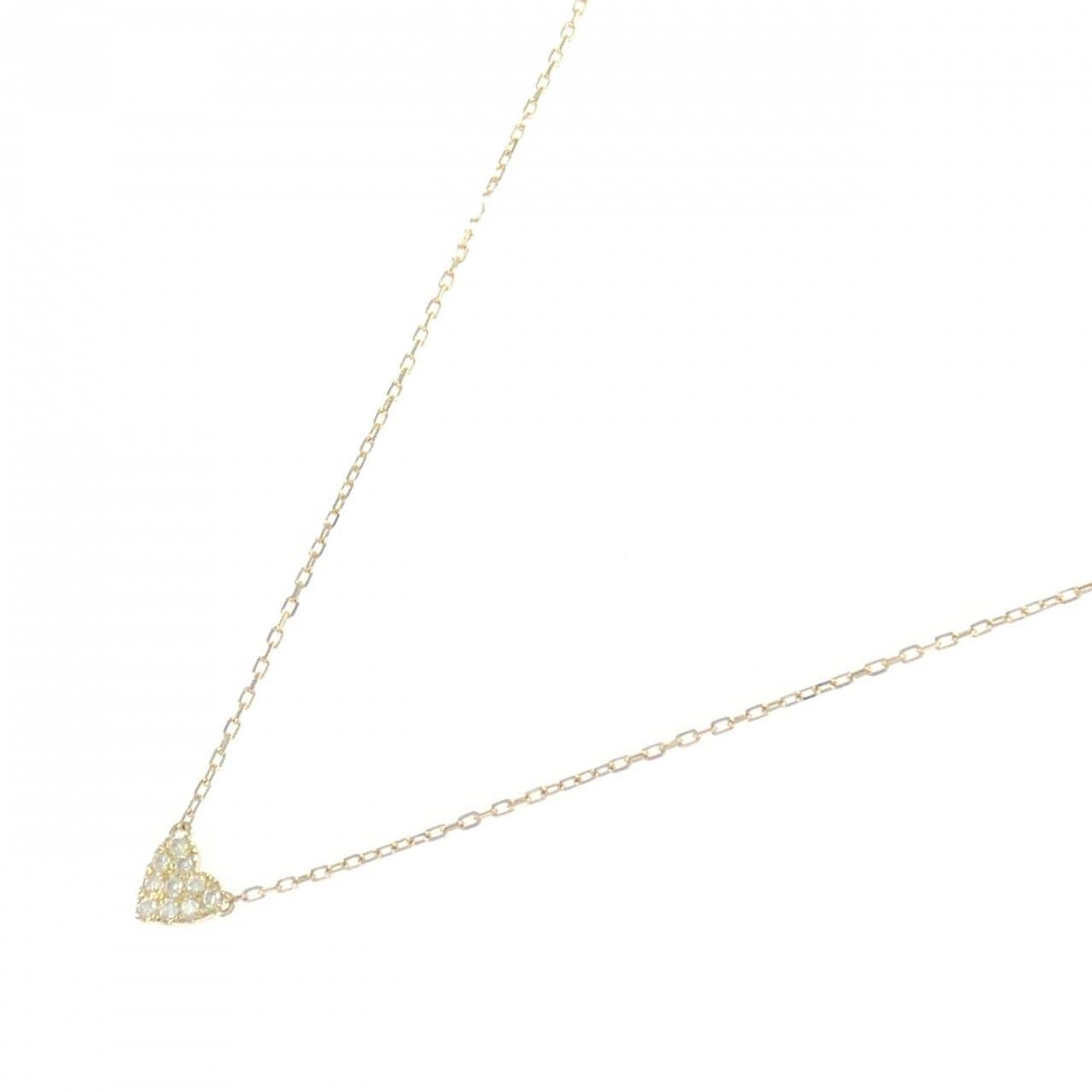 アーカー ハートパヴェ ネックレス 0.05CT
