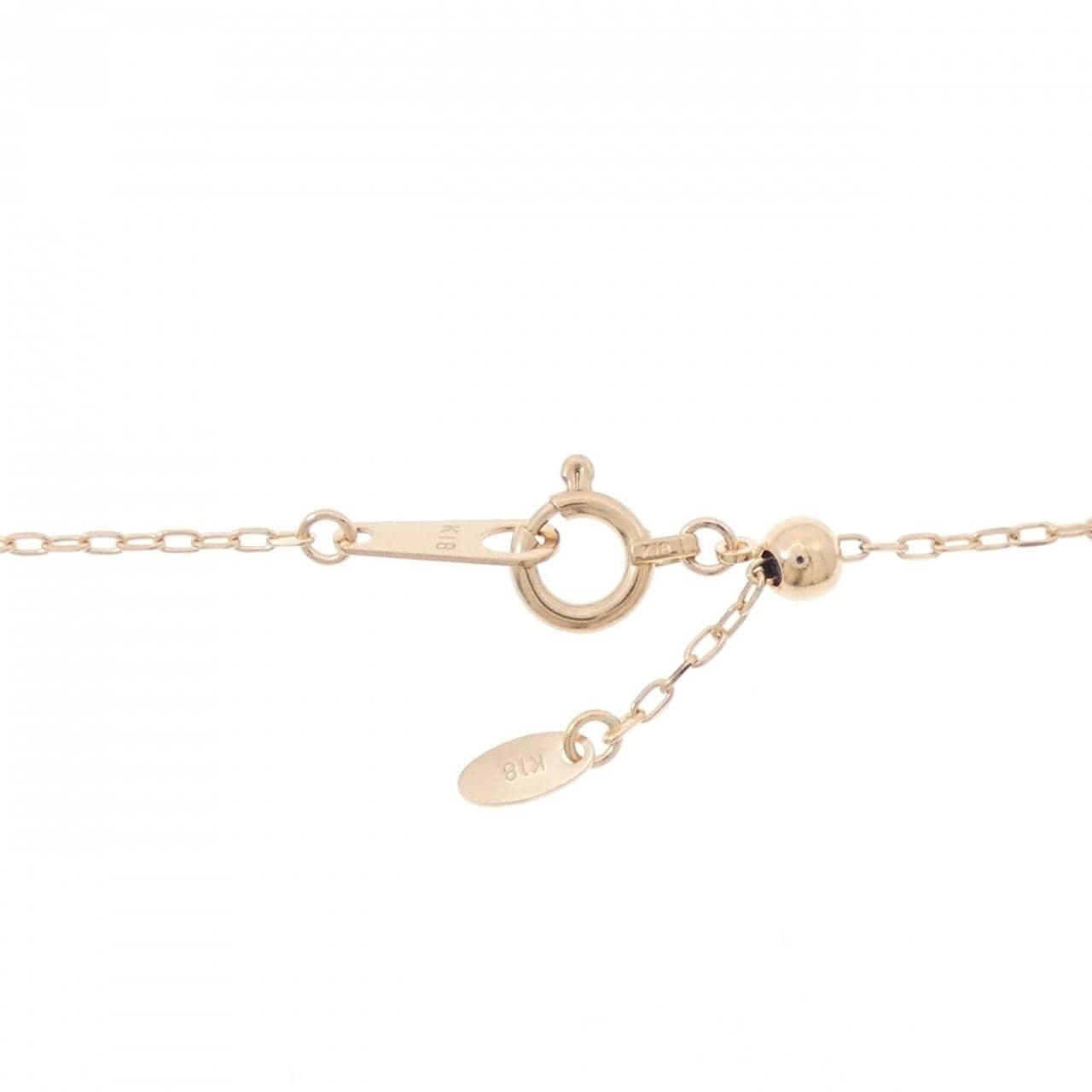 K18PG ダイヤモンド ネックレス 0.31CT