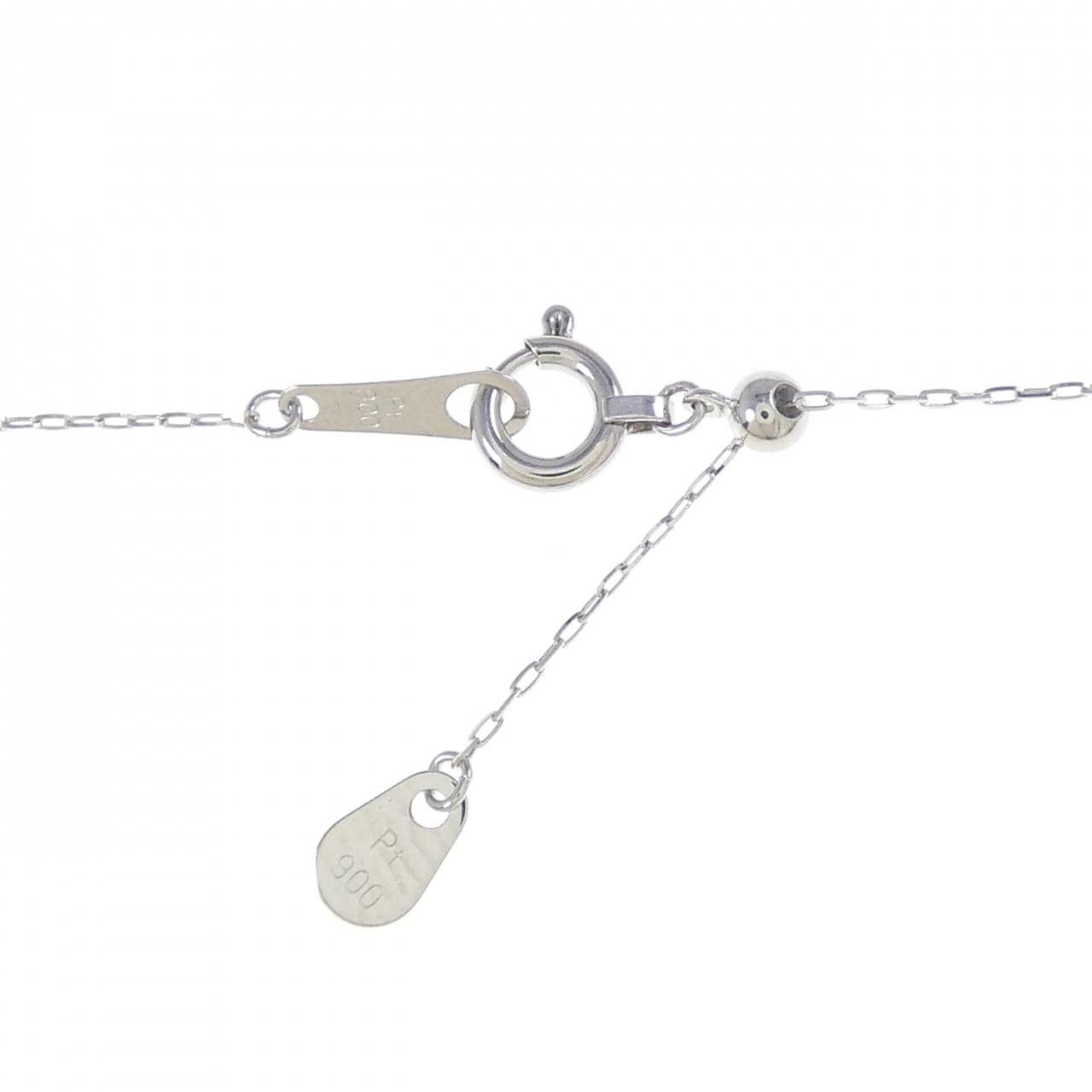 PT900 エメラルド ネックレス 0.67CT
