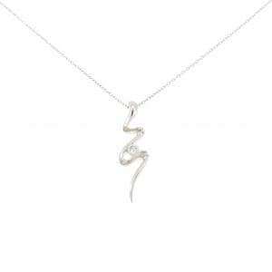 PT900/PT850 ダイヤモンド ネックレス 0.126CT