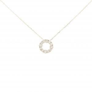 【リメイク】K10YG ダイヤモンド ネックレス 0.30CT