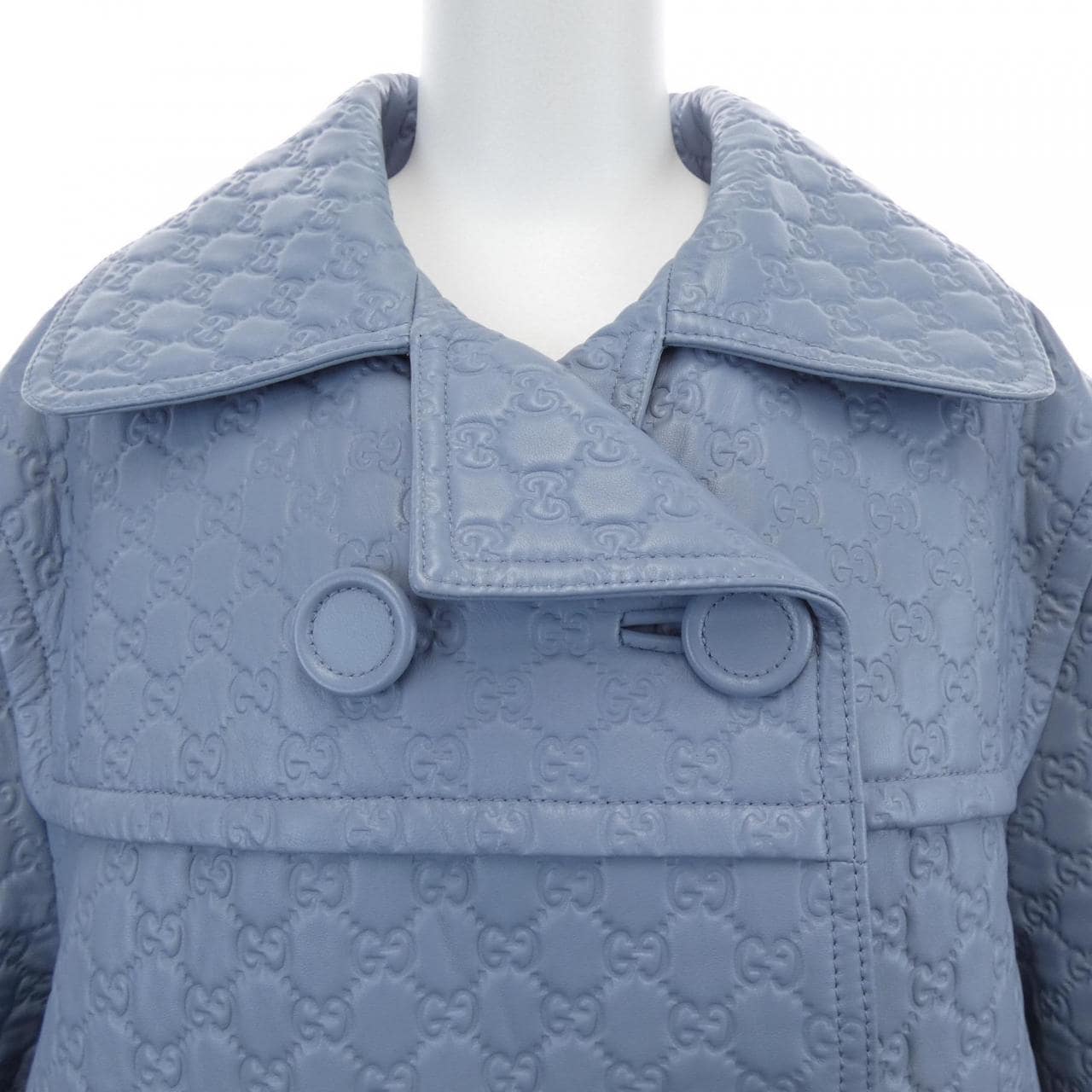 グッチ GUCCI 807475 XNA4F レザーコート