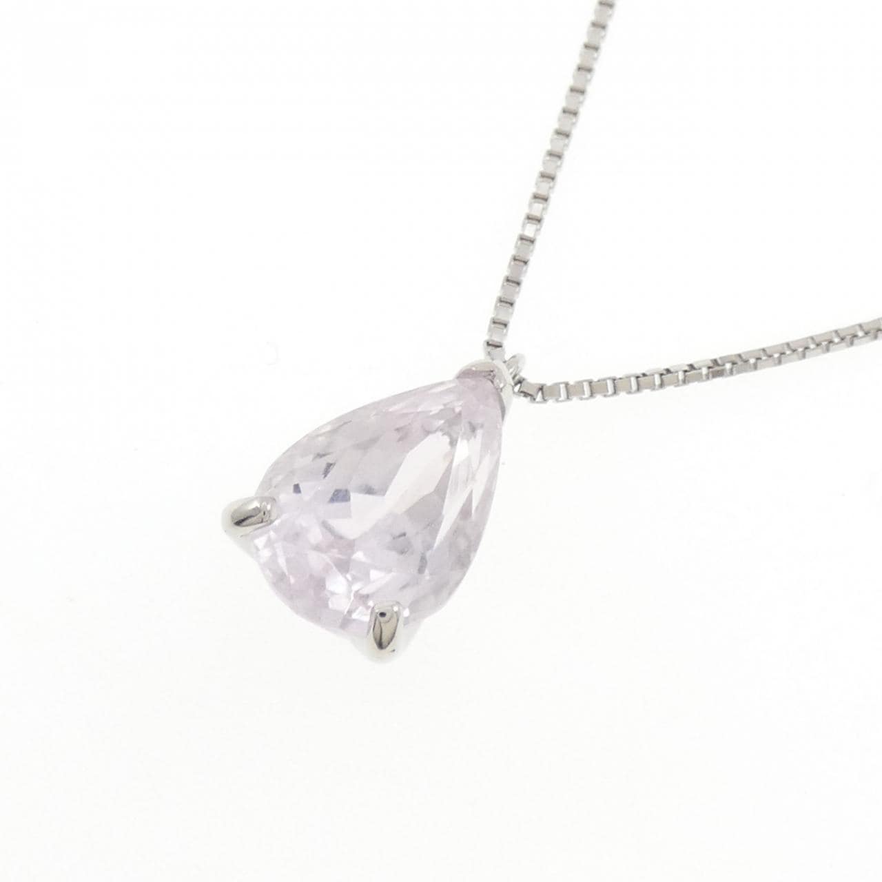 PT900/PT850 クンツァイト ネックレス 5.09CT