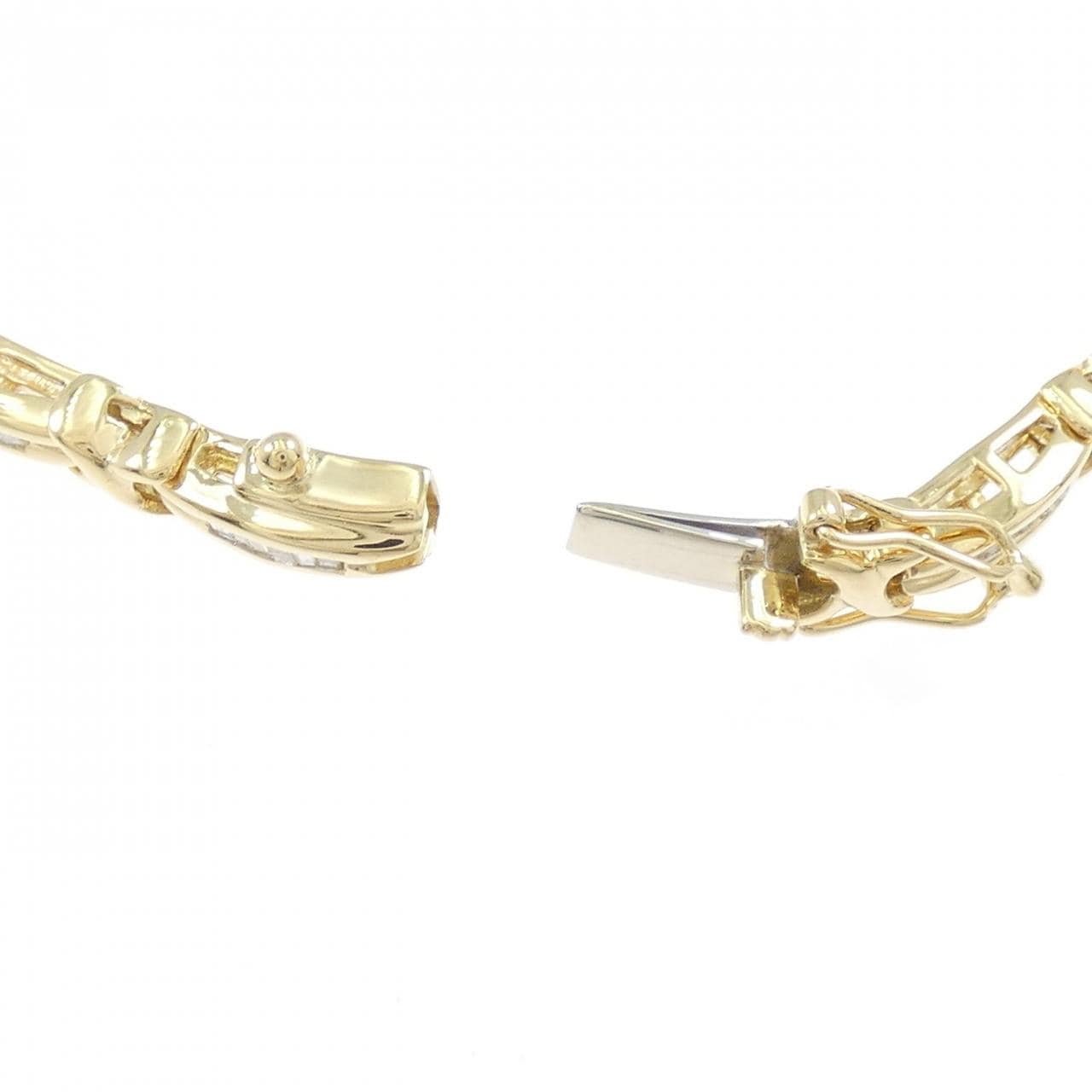 K18YG ダイヤモンド ブレスレット 0.74CT