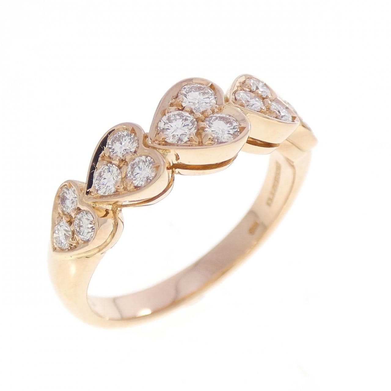 ピキョッティ ハート ダイヤモンド リング 0.41CT