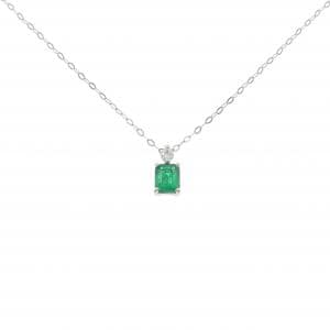 ジーエスティービー エメラルド ネックレス 0.35CT