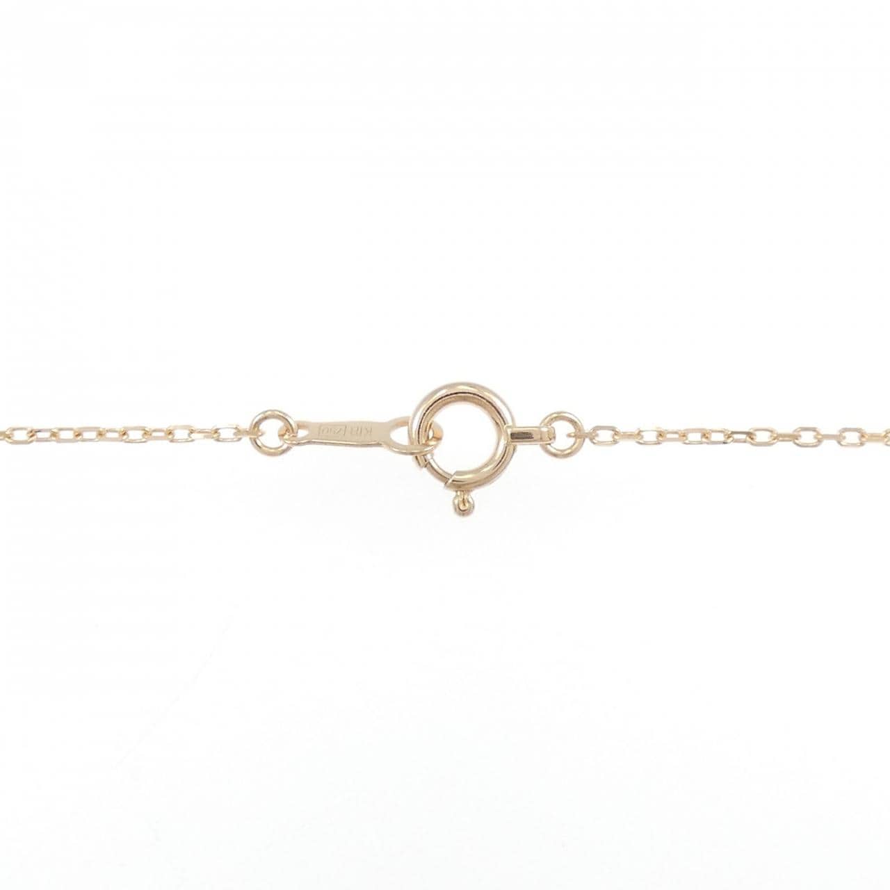 K18YG/K18PG ハート ダイヤモンド ネックレス 0.1CT