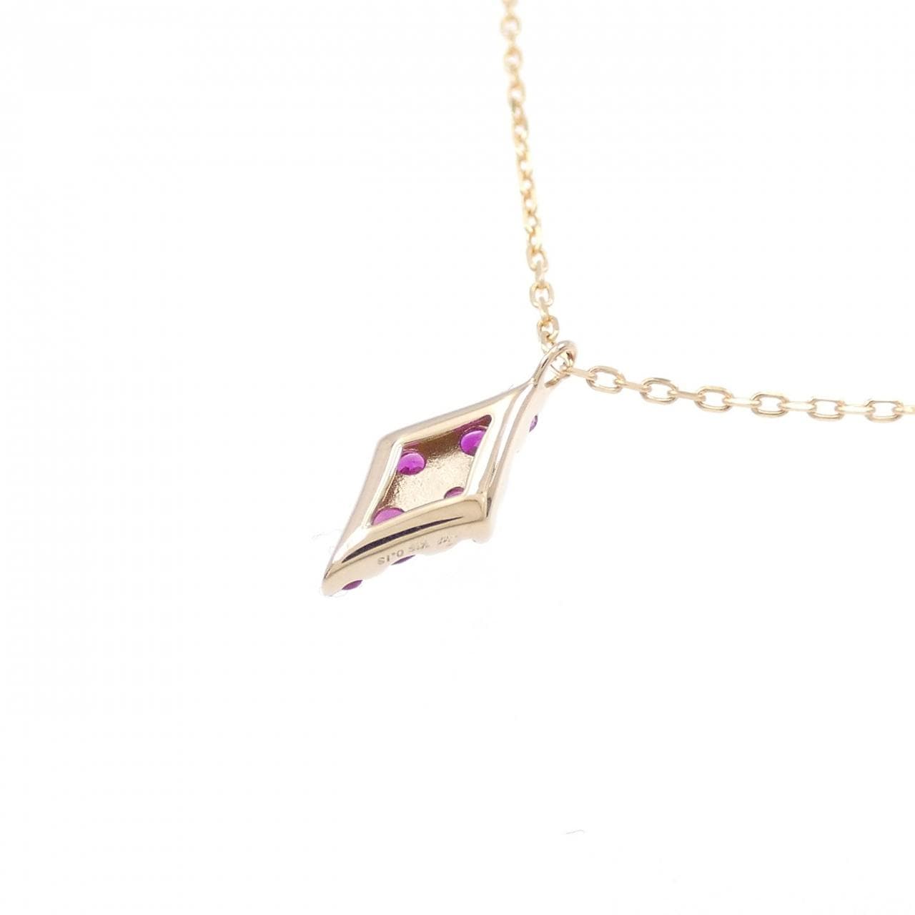 ポンテヴェキオ ルビー ネックレス 0.13CT