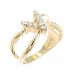 K18YG ダイヤモンド リング