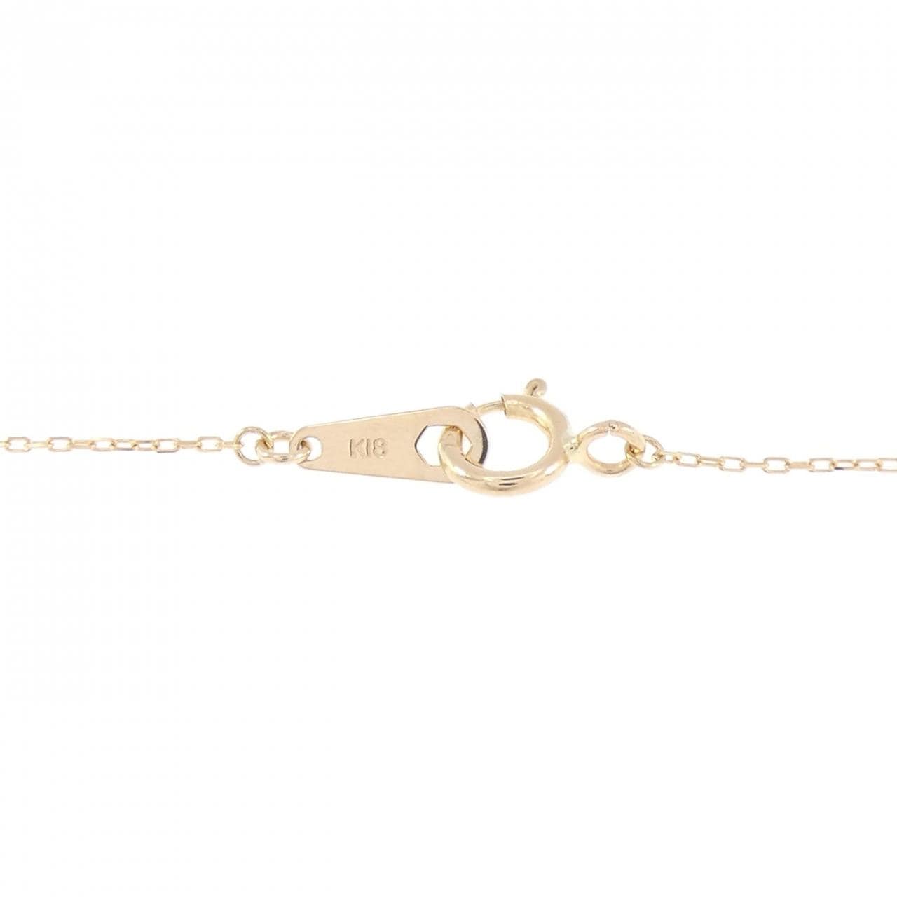 K18YG ダイヤモンド ネックレス 0.10CT