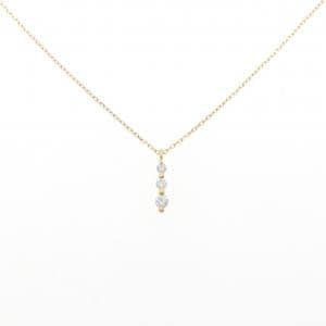 K18YG ダイヤモンド ネックレス 0.06CT