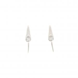 K18WG ダイヤモンド ピアス 0.2CT
