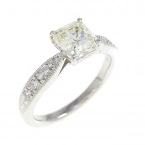 【リメイク】PT900 ダイヤモンド リング 1.004CT VLY VS2 ファンシーカット