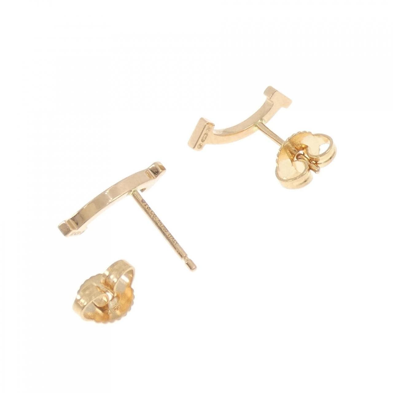 ティファニー Tスマイル ピアス