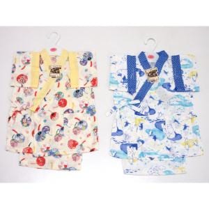 【未使用品】子供　ガーゼ甚平　２枚セット　９０ｃｍ