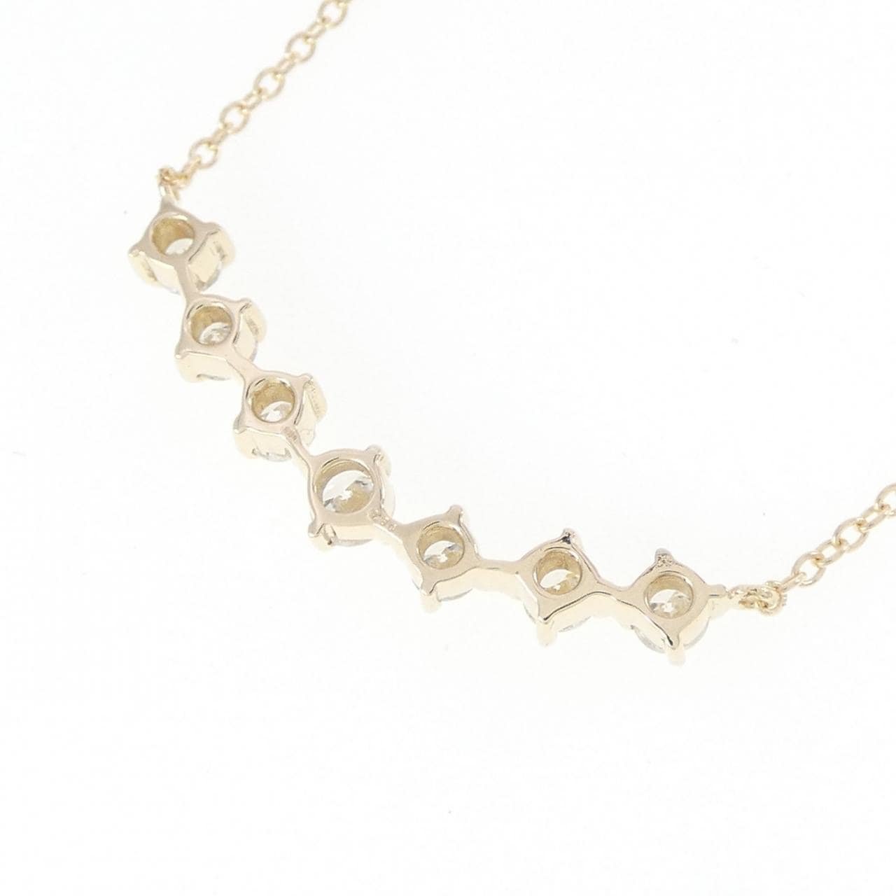 【リメイク】K10YG ダイヤモンド ネックレス 0.30CT
