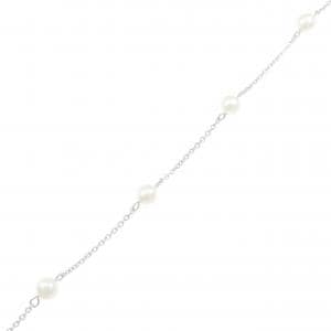 K18WG 淡水パール ブレスレット