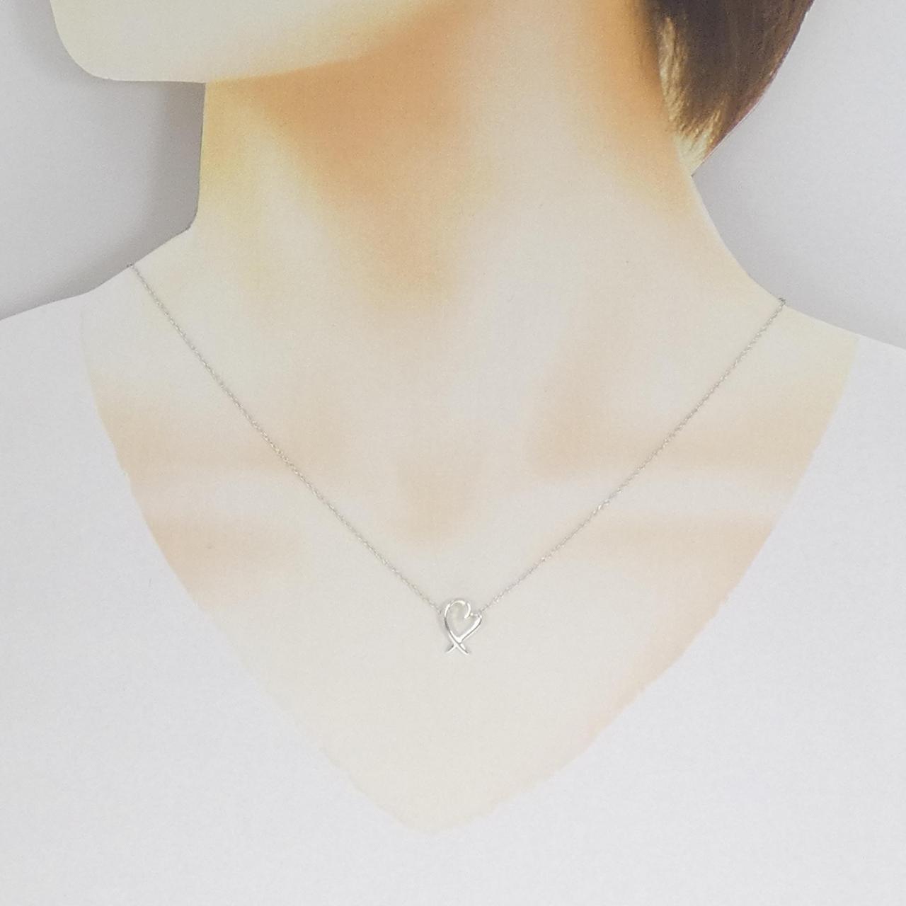 ティファニー ラビングハート ミニ ネックレス