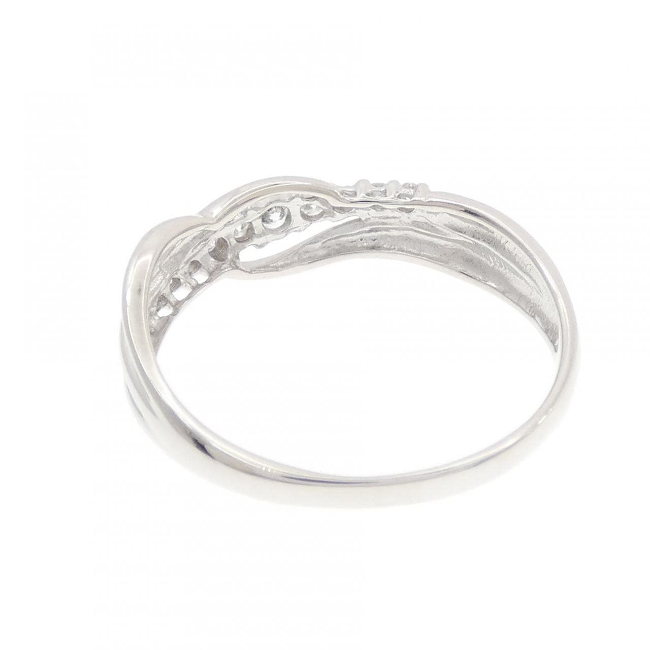 K18WG ダイヤモンド リング 0.15CT