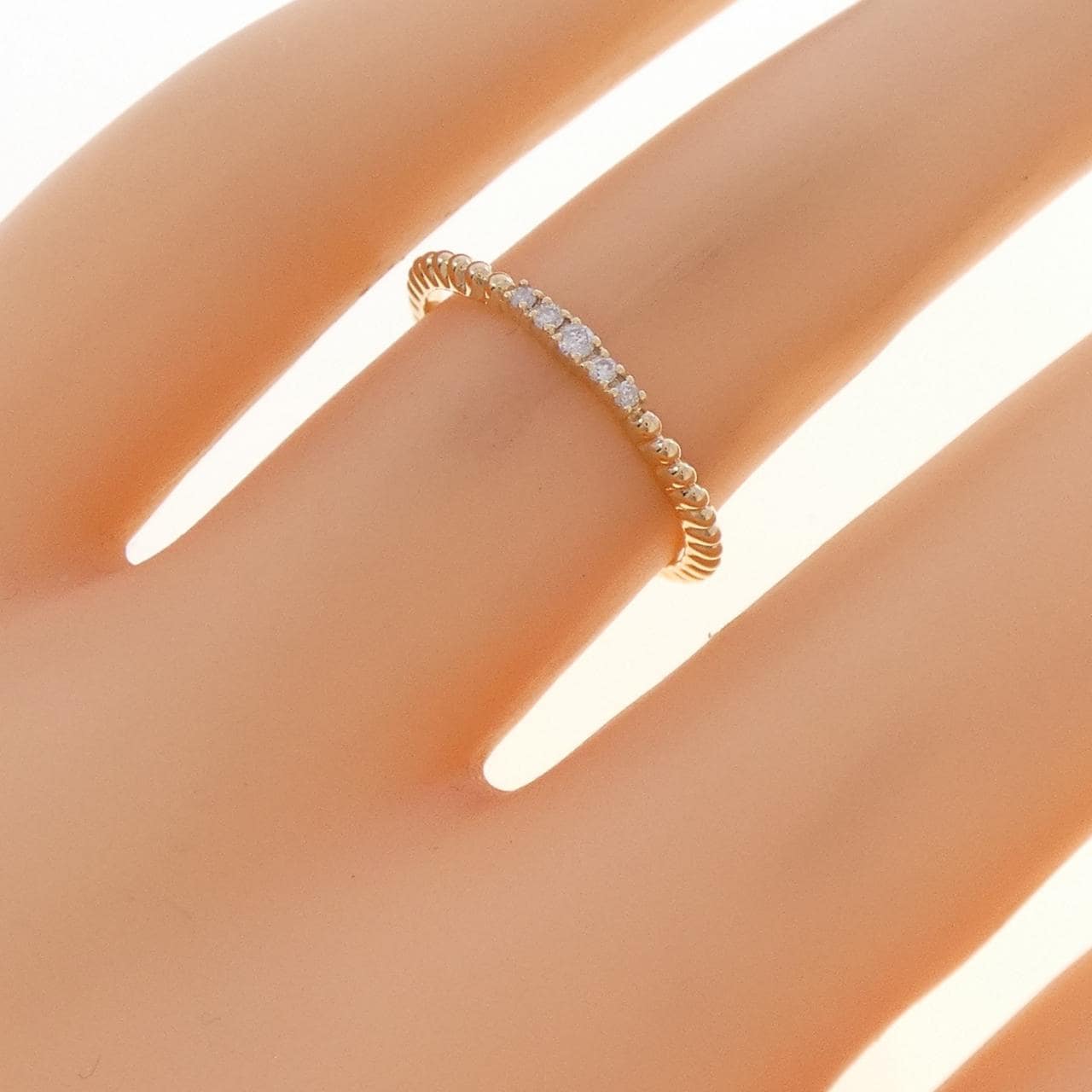 アガット ダイヤモンド リング 0.04CT