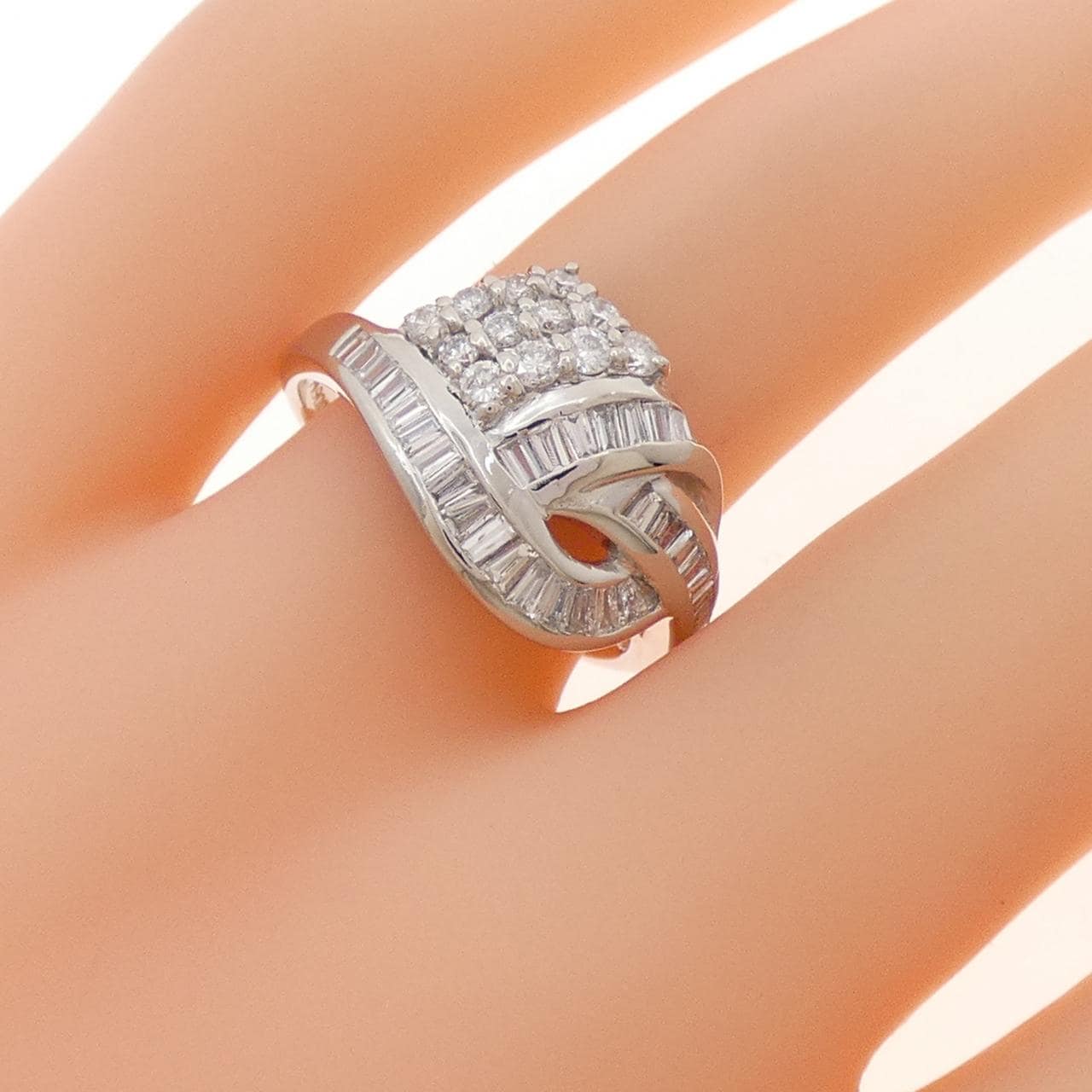 PT900 ダイヤモンド リング 0.80CT