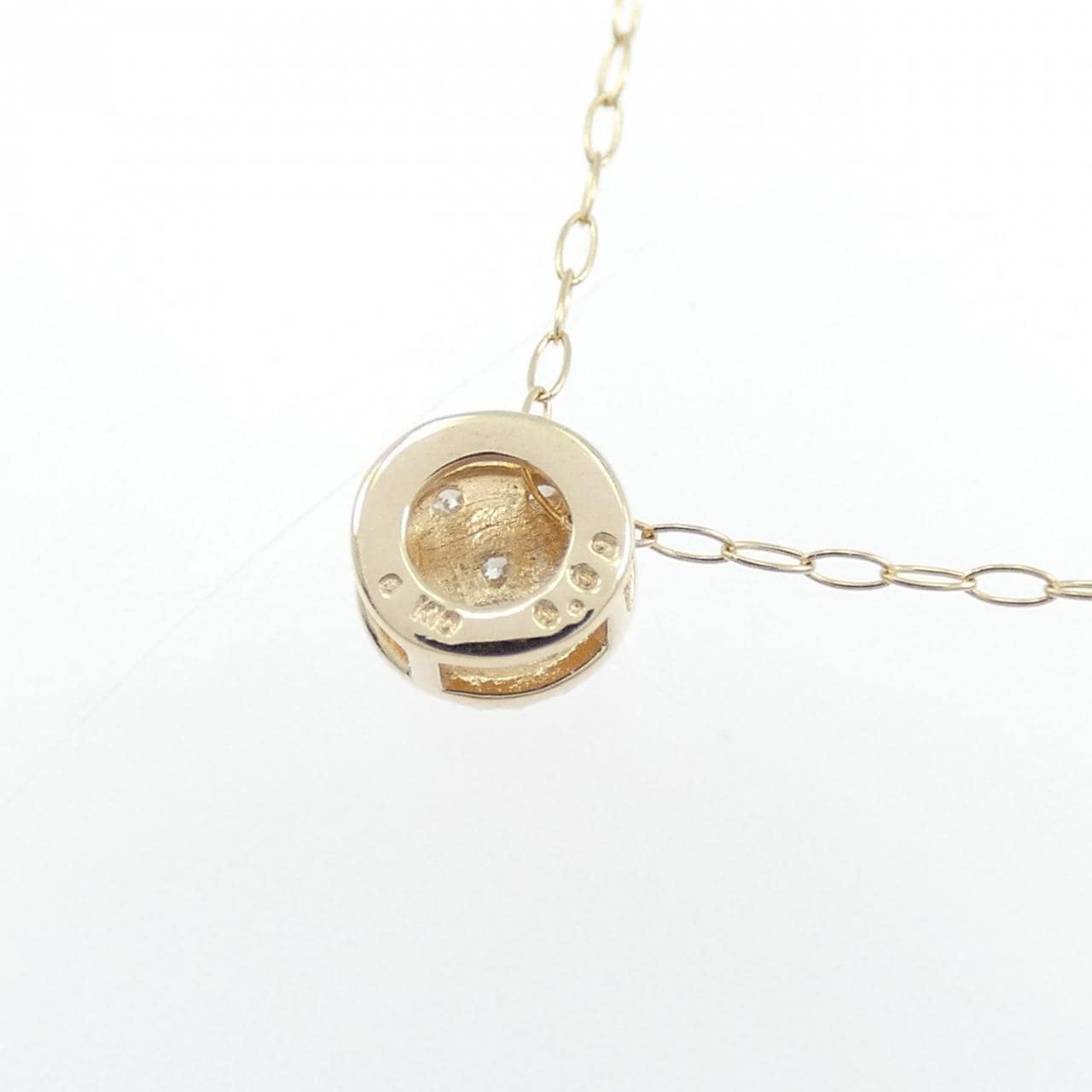 K10YG ダイヤモンド ネックレス 0.09CT