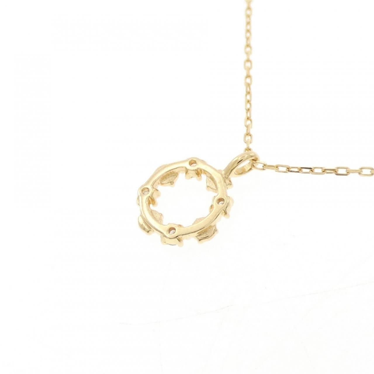 アガット ダイヤモンド ネックレス 0.05CT