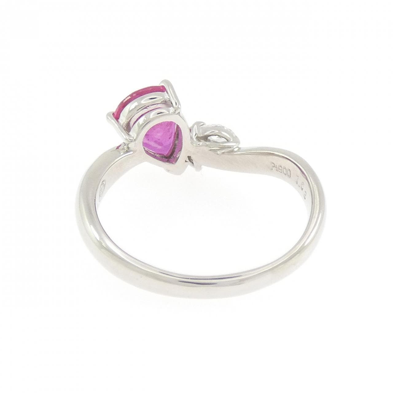 PT900 ルビー リング 1.63CT